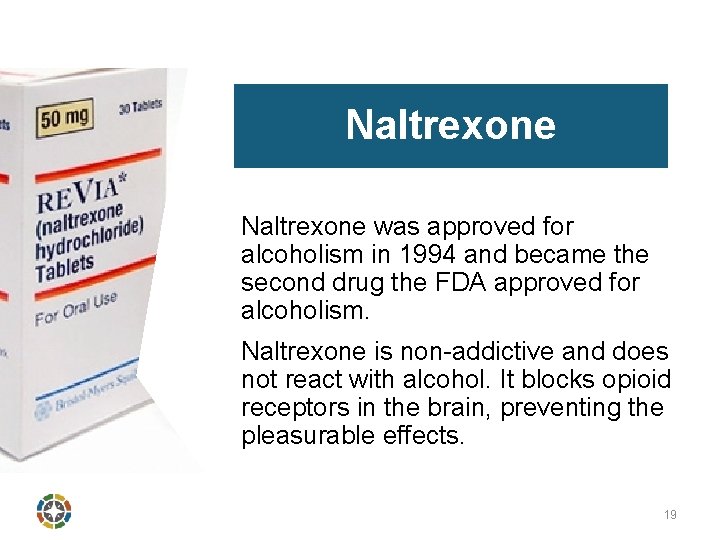 Naltrexone was approved for alcoholism in 1994 and became the second drug the FDA