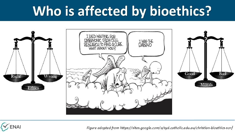 Who is affected by bioethics? Figure adopted from https: //sites. google. com/a/syd. catholic. edu.