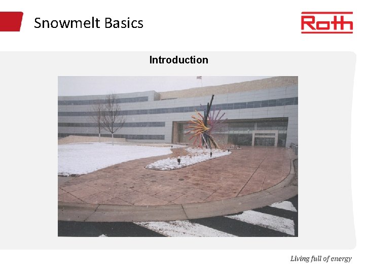 Snowmelt Basics Introduction 