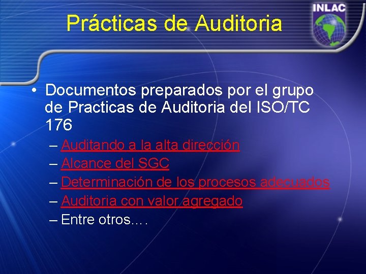 Prácticas de Auditoria • Documentos preparados por el grupo de Practicas de Auditoria del