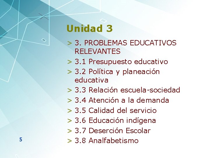 Unidad 3 5 > 3. PROBLEMAS EDUCATIVOS RELEVANTES > 3. 1 Presupuesto educativo >