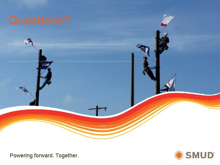 Questions? Powering forward. Together. 