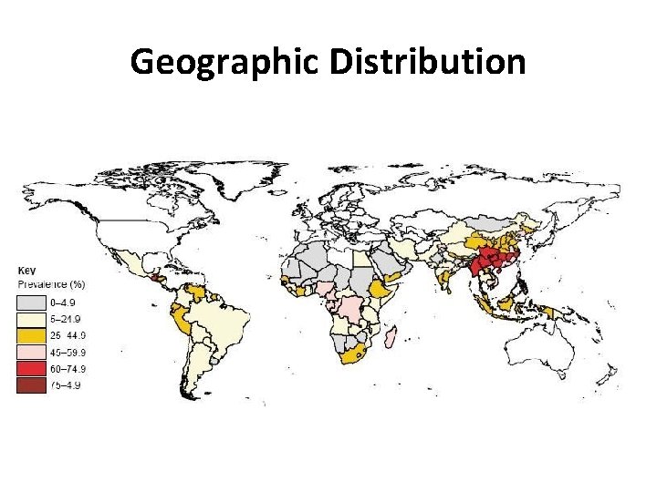 Geographic Distribution Geographic Distribution