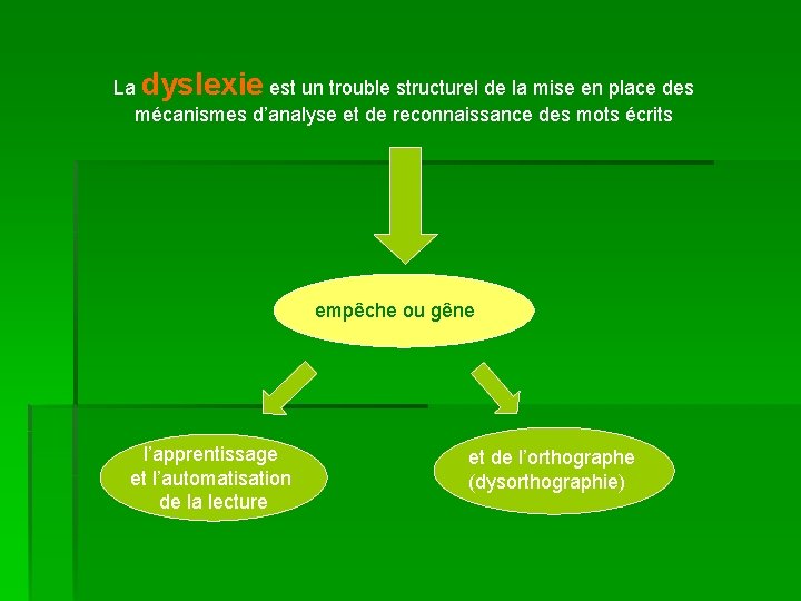 La dyslexie est un trouble structurel de la mise en place des mécanismes d’analyse