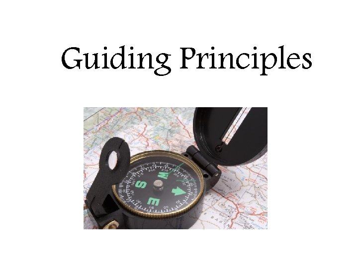 Guiding Principles 