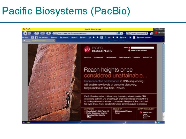 Pacific Biosystems (Pac. Bio) 