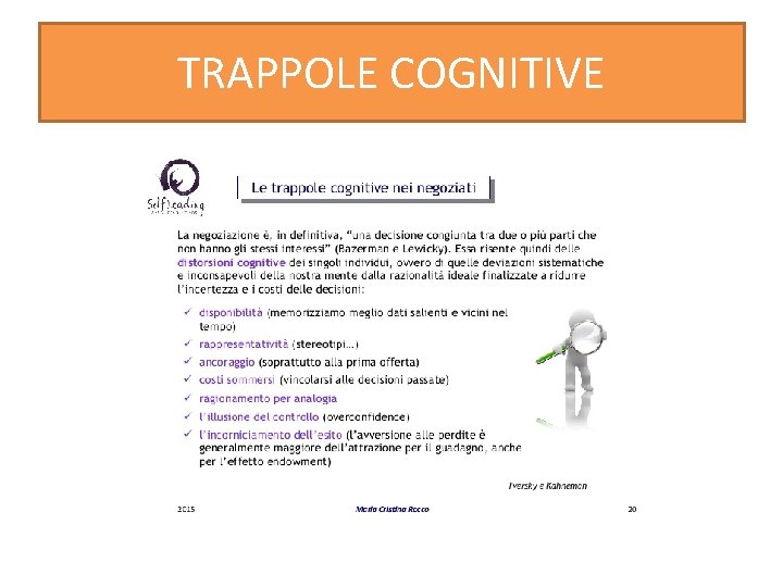 TRAPPOLE COGNITIVE 