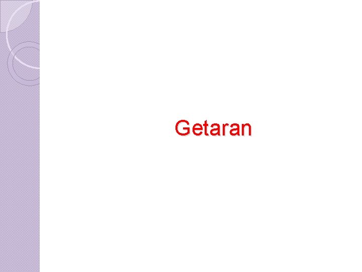 Getaran 