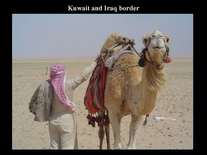 Kuwait and Iraq border 