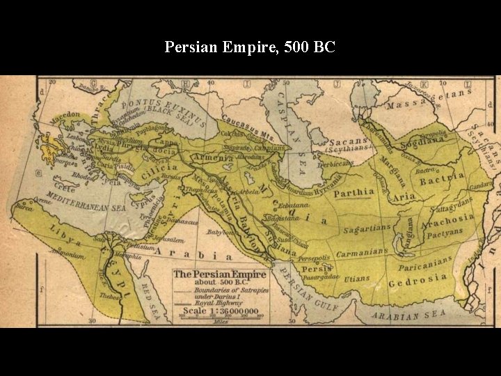 Persian Empire, 500 BC 