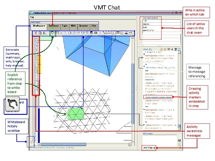VMT Chat 137 Extra tabs (summary, math topic, wiki, browser, help manual) Explicit reference