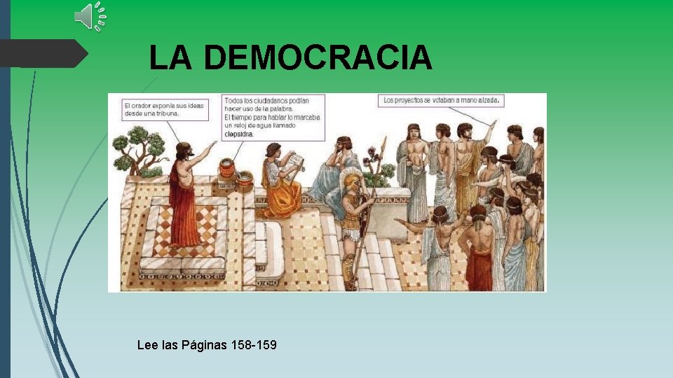 LA DEMOCRACIA Lee las Páginas 158 -159 