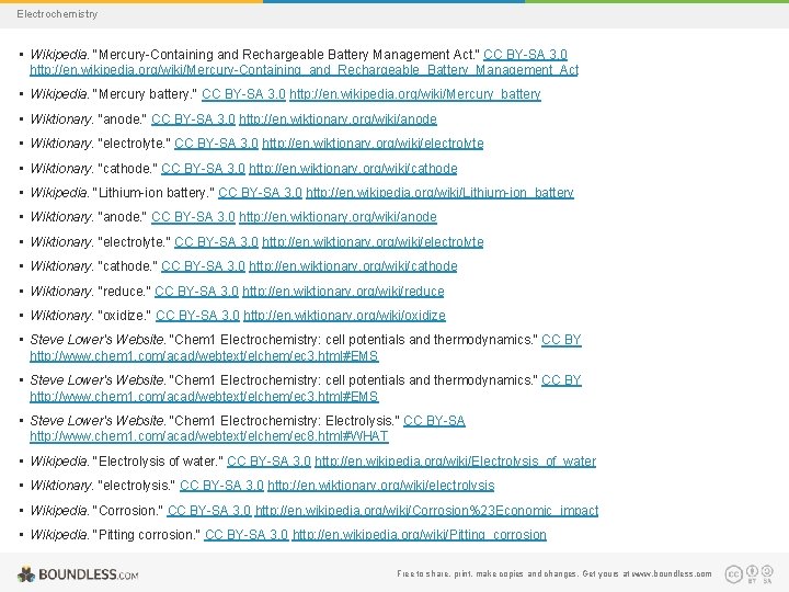 Electrochemistry • Wikipedia. "Mercury-Containing and Rechargeable Battery Management Act. " CC BY-SA 3. 0