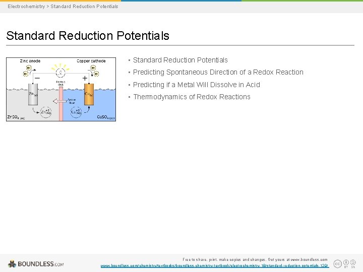 Electrochemistry > Standard Reduction Potentials • Predicting Spontaneous Direction of a Redox Reaction •