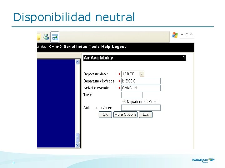Disponibilidad neutral 9 