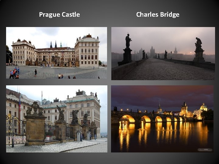 Prague Castle Charles Bridge 