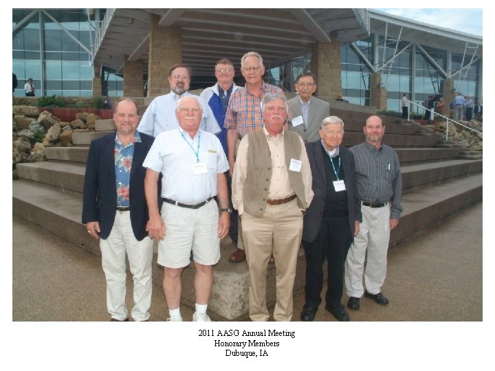 2011 AASG Annual Meeting State Geologists Dubuque IA