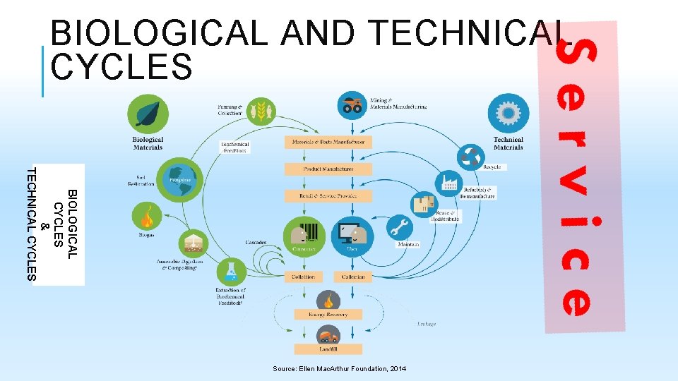 BIOLOGICAL AND TECHNICAL CYCLES BIOLOGICAL CYCLES & TECHNICAL CYCLES Source: Ellen Mac. Arthur Foundation,