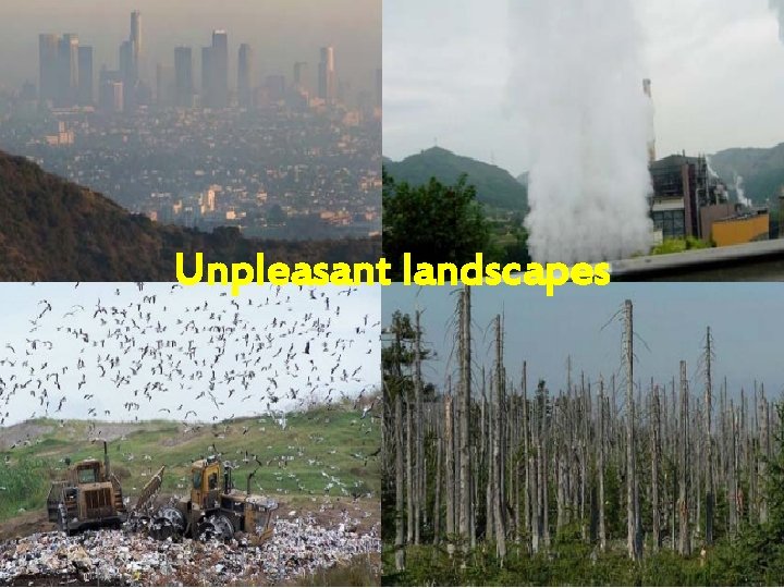 Unpleasant landscapes 