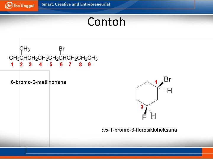 Contoh 1 2 3 4 5 6 7 8 9 6 -bromo-2 -metilnonana 1