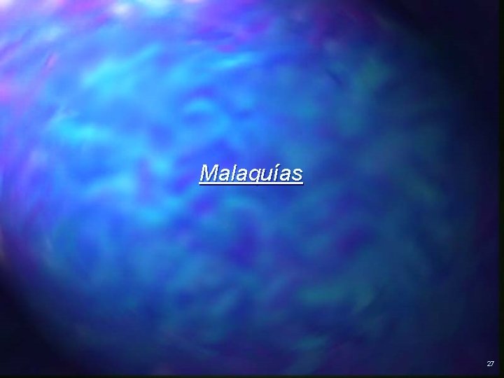 Malaquías 27 