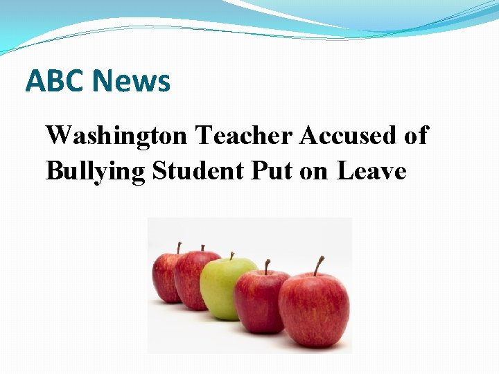 ABC News Washington Teacher Accused of Bullying Student Put on Leave 
