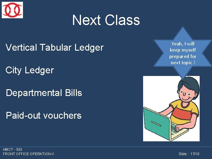 Next Class Vertical Tabular Ledger City Ledger Yeah, I will keep myself prepared for