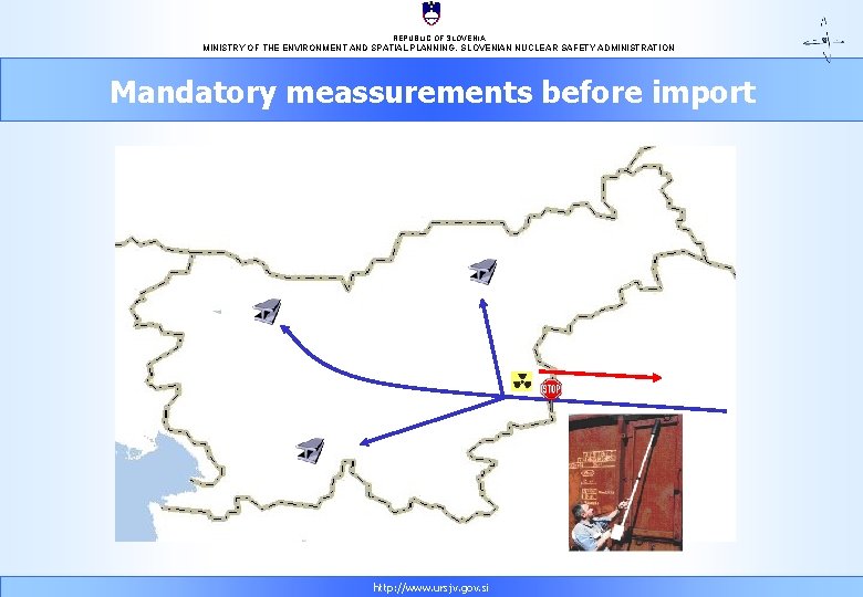 REPUBLIC OF SLOVENIA MINISTRY OF THE ENVIRONMENT AND SPATIAL PLANNING, SLOVENIAN NUCLEAR SAFETY ADMINISTRATION