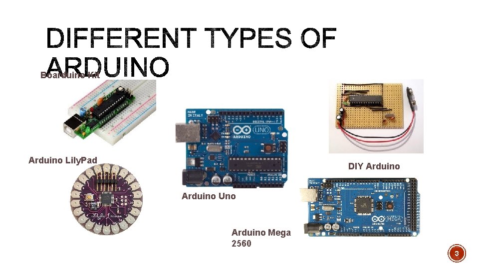 Boarduino Kit Arduino Lily. Pad DIY Arduino Uno Arduino Mega 2560 3 