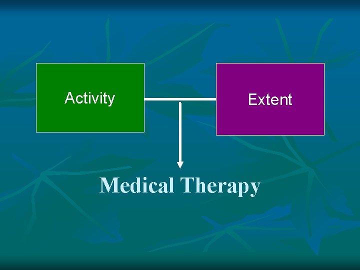 Activity Extent Medical Therapy 