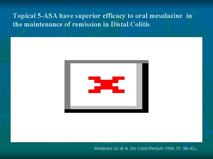 Topical 5 -ASA have superior efficacy to oral mesalazine in the maintenance of remission