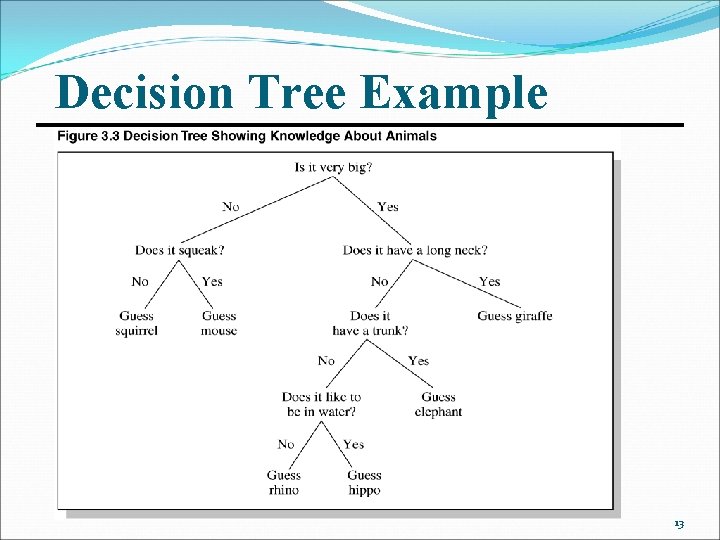 Decision Tree Example 13 