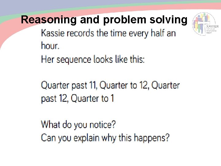 Reasoning and problem solving 