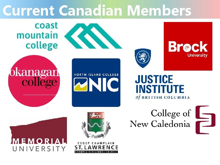 Current Canadian Members 