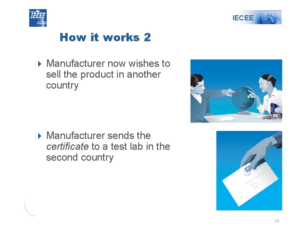 IECEE How it works 2 4 Manufacturer now wishes to sell the product in