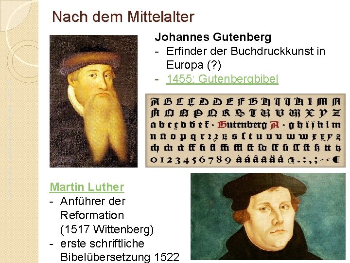 Da. F- Oberstufe – Einführung in die Literatur - JG. 01. 16 Nach dem