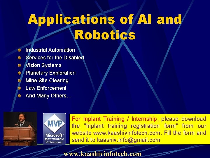 Applications of AI and Robotics Industrial Automation Services for the Disabled Vision Systems Planetary