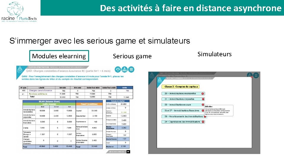 La distance asynchrone : Des activités à faire en distance asynchrone pour quoi faire