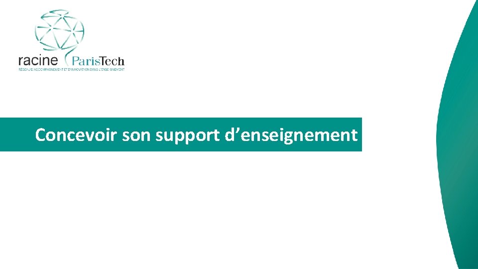 Concevoir son support d’enseignement 