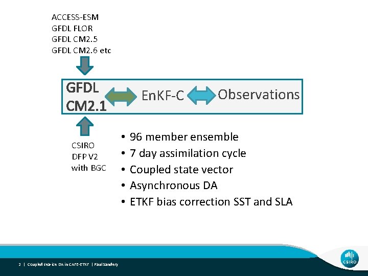 ACCESS-ESM GFDL FLOR GFDL CM 2. 5 GFDL CM 2. 6 etc GFDL CM