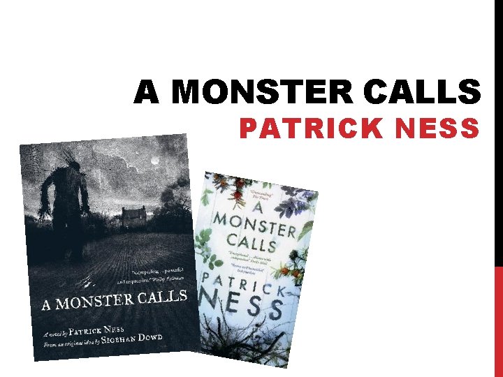 A MONSTER CALLS PATRICK NESS 