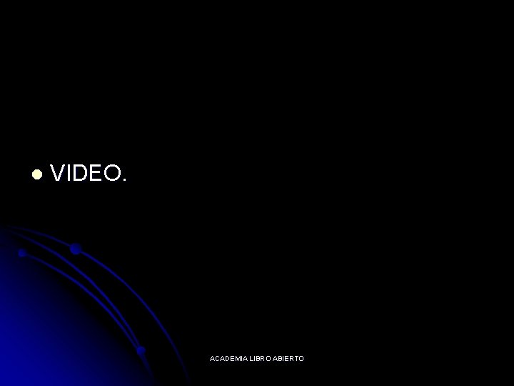 l VIDEO. ACADEMIA LIBRO ABIERTO 