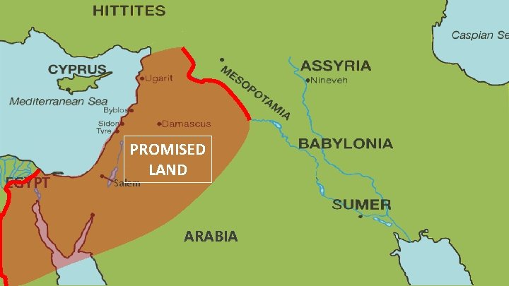 EGYPT PROMISED LAND Salem ARABIA 