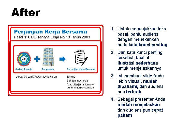 After 1. Untuk menunjukkan teks pasal, bantu audiens dengan menekankan pada kata kunci penting