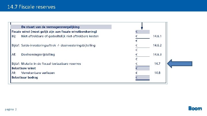 14. 7 Fiscale reserves pagina 2 