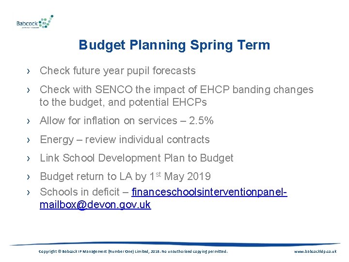 Budget Planning Spring Term › Check future year pupil forecasts › Check with SENCO