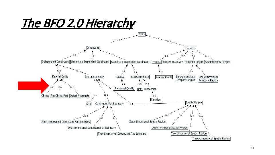 The BFO 2. 0 Hierarchy 53 