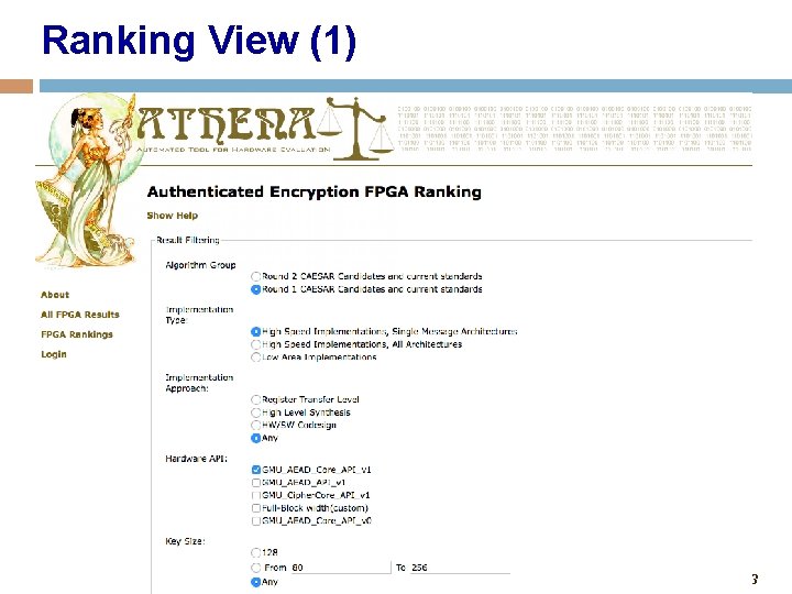 Ranking View (1) 83 