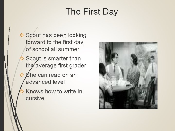 The First Day Scout has been looking forward to the first day of school