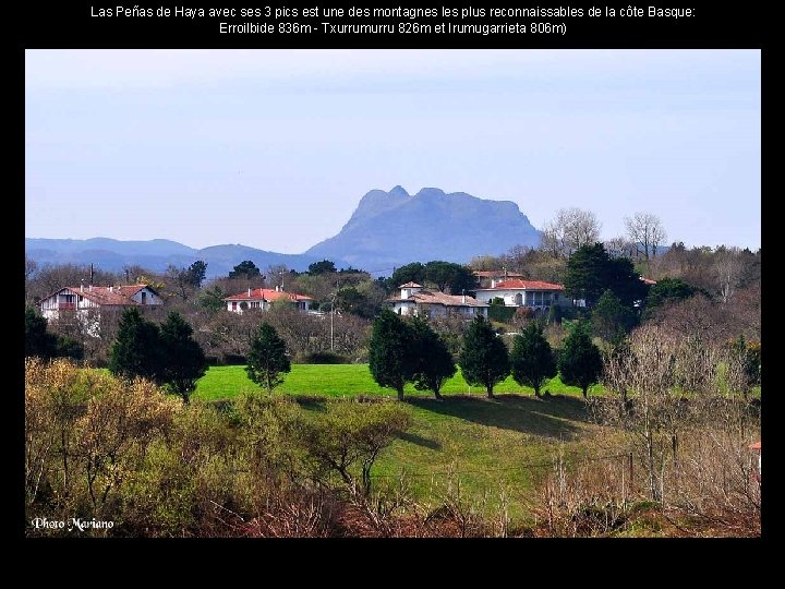 Las Peñas de Haya avec ses 3 pics est une des montagnes les plus